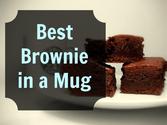 The Best Brownie in a Mug Recipe!