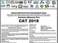 CAT 2018 - Registration Start, Fill the Application Form, Exam Date, Syllabus