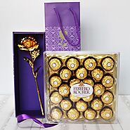Buy A Golden Surprise Online , Send Gifts To India - OyeGifts.com