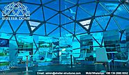 Sphere Tent with Polycarbonate Panel as Exhibition Booth - Shelter Dome