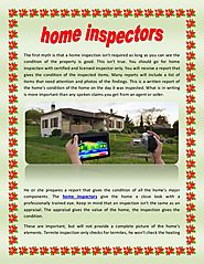 Home inspectors