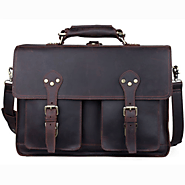 Full Grain Leather Briefcase