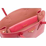 Prada Pink Saffiano Leather Handbag