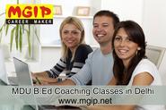 MGIP offers MDU University B.Ed Coaching Classes in Delhi