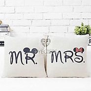 Mr & Mrs Big Ears Couple Cushions