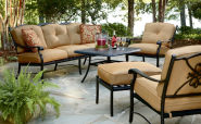 Amalfi 4 Pc. Deep Seating Set- Agio-Outdoor Living-Patio Furniture-Casual Seating Sets