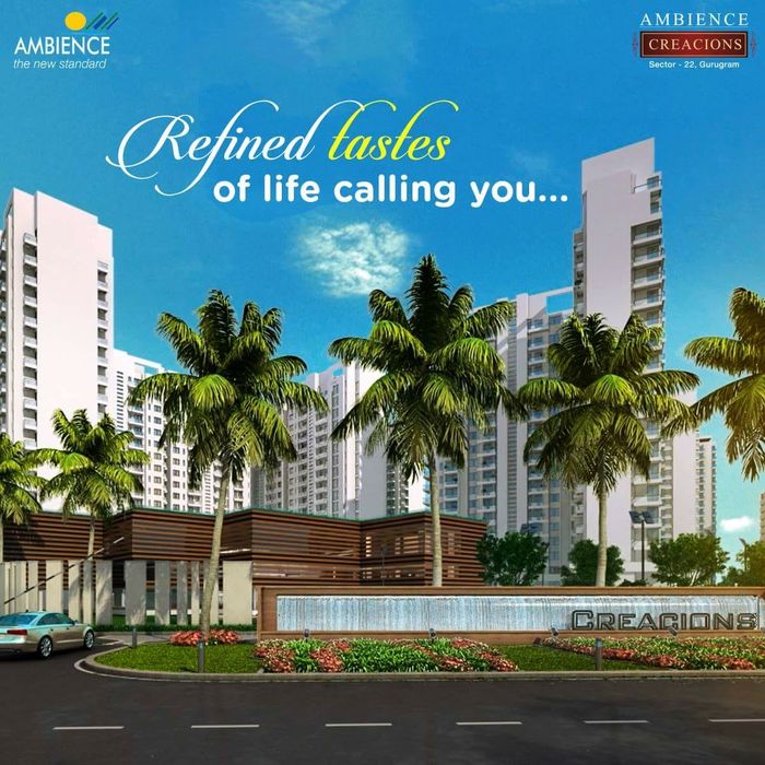 Ambience Creacions 2 BHK Luxury Apartment in Mullahera Sector 22