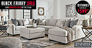 Black Friday Sale - Get Stylish and Comfortable Sectional Sofa at Jennifer Furniture