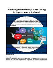 Why is Digital Marketing Course Getting So Popular among Students by globalhuntittraining - Issuu