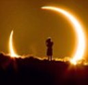 Stunning image shows boy watching solar eclipse... taken from 1.5 miles away | Mail Online