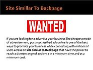 Site similar to backpage | Alternative to backpage | Sites like backpage