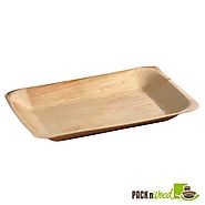 Disposable Palm Leaf Plates - Shop now at PacknWood Online Store