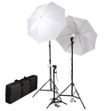 CowboyStudio Photography/Video Portrait Umbrella Continuous Triple Lighting Kit with Three Day Light CFL Bulbs, Three...