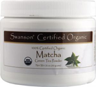 Swanson Certified 100% Organic Matcha Green Tea Powder
