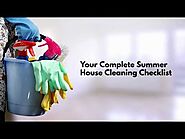 Your Complete Summer House Cleaning Checklist