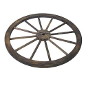 Large Wood Wagon Wheel