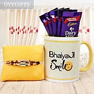 Buy Blissful Love Combo Rakhi Online - OyeGifts