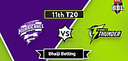 Hobart Hurricanes vs Sydney Thunder, 11th Match - Big Bash 2018