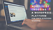 Benefits of Choosing a WordPress Platform for Your Business Website