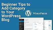 Beginner Tips to Add Category to Your WordPress Blog - wordpresswebsitedesign