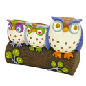 Allure Home Creations Awesome Owls Resin Toothbrush Holder
