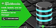 QuickBooks Database Server Manager - Steps to Install, Update & Set-up