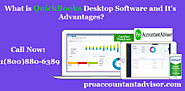 What is QuickBooks Desktop Software and It's Advantages?
