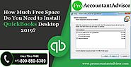 How Much Free Space Do You Need to Install QuickBooks Desktop 2019?