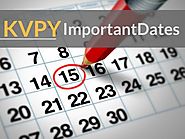 KVPY Important Dates 2019 - Registration, Admit Card, Exam Date