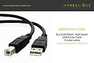 Buy 5 Meter USB Printer Cable Online at Best Price | Impressions India