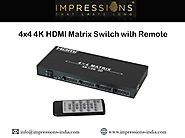 Buy Best 4x4 4K HDMI Matrix Switch Online at Best Price