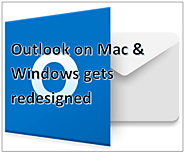 Outlook on Mac and Windows gets redesigned