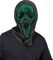 Unisex Adult Scream Smoldering Ghost Face Mask Halloween Costume Accessory