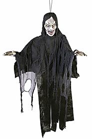 6' Ghoul Ghost Screamer Horror Hanging Scary Prop Halloween Decoration Decor