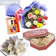 Send Fabulous Diwali Combo Online Same Day Delivery - OyeGifts.com