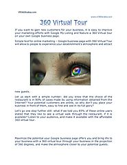 360 Virtual Tour in Dubai