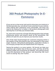 360 Product Photography in E Commerce |authorSTREAM