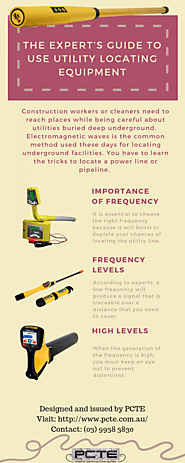 The Expert’s Guide To Use Utility Locating Equipment