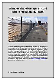 What Are The Advantages Of A 358 Welded Mesh Security Fence?