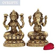 Order Lakshmi N Ganesh Idols Online Same Day Delivery - OyeGifts.com