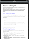 Writing Kit 3.x · Unitasking at its finest