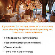 How Can I Choose a Venue For a Corporate Event?