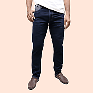 Quần jeans nam ống đứng một màu KSG - Thời trang KSG