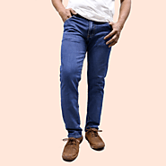 Quần jeans nam ống đứng KSG - Thời trang KSG
