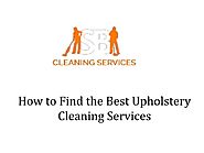 PPT - How to Find the Best Upholstery Cleaning Services? PowerPoint Presentation - ID:7985231