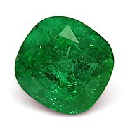 2.54ct GIA Certified Cushion Colombian Emerald
