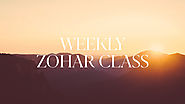 Weekly Zohar classes