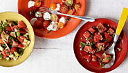 Easy Summer Salad Recipes You Want to Try Right Now - Tomato-Watermelon Salad