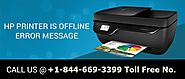 HP Printer Offline Support Number 1-844-669-3399 USA