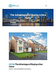 The Advantages of Buying a New Home